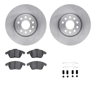 R1 Concepts WFWH1-74082 E- Line Series Brake Rotor W/ Ceramic Brake Pads & Hdw